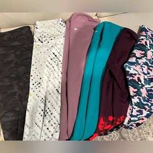 6 Pairs - Fabletics Legging Bundle